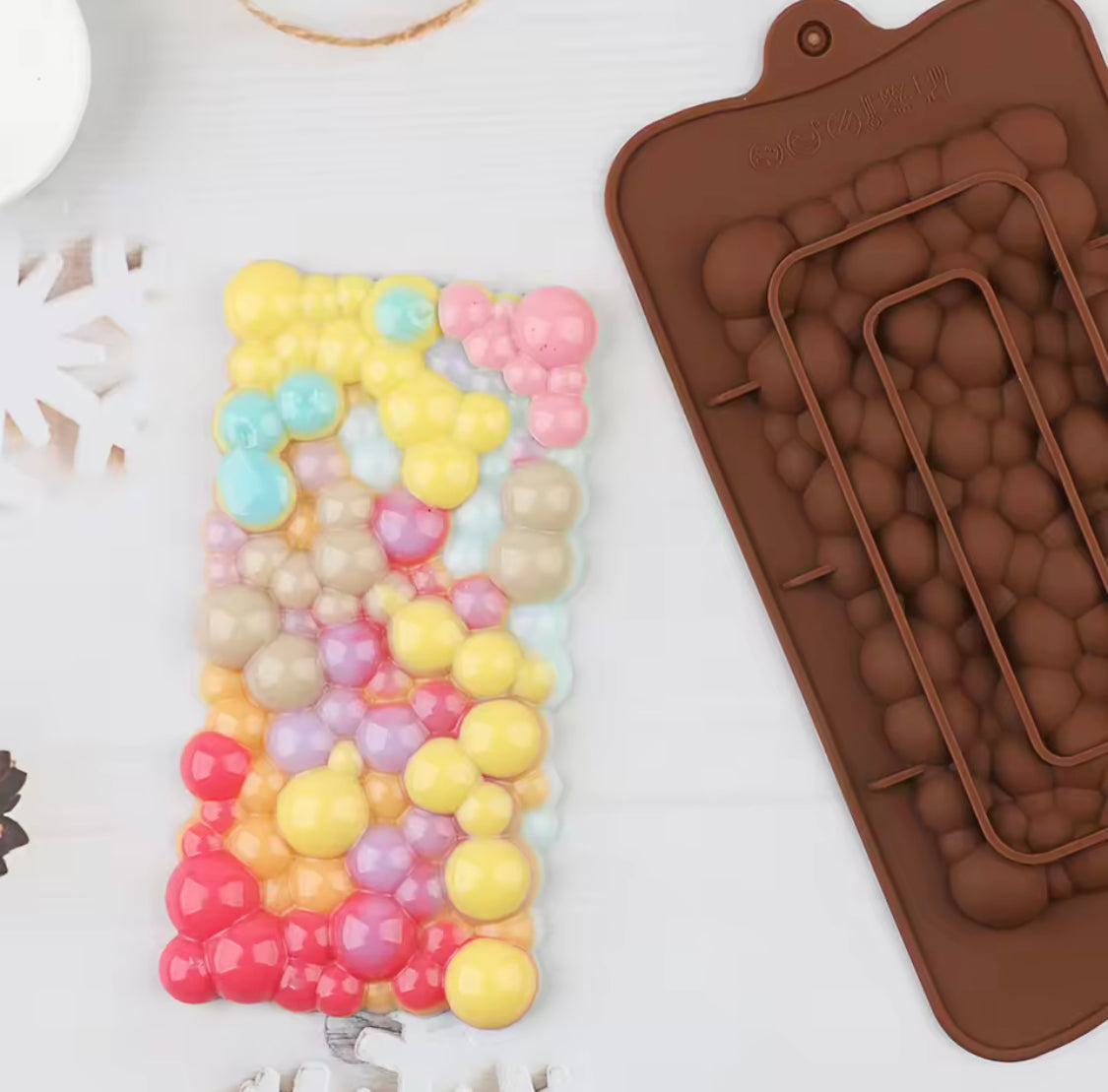 Silicone Candy Bubble Shaped Molds, Non Stick Chocolate Candy Mold, DIY Chocolate Silicone Molds Silicone Candy Bubble Shaped Molds, Non Stick Chocolate Candy Mold, DIY Chocolate Silicone Molds